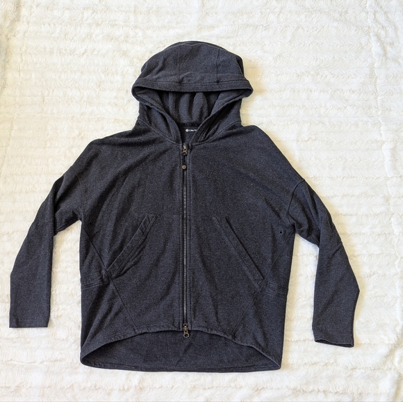 Lululemon Charcoal Zip-Up Hoodie - Picture 1 of 3